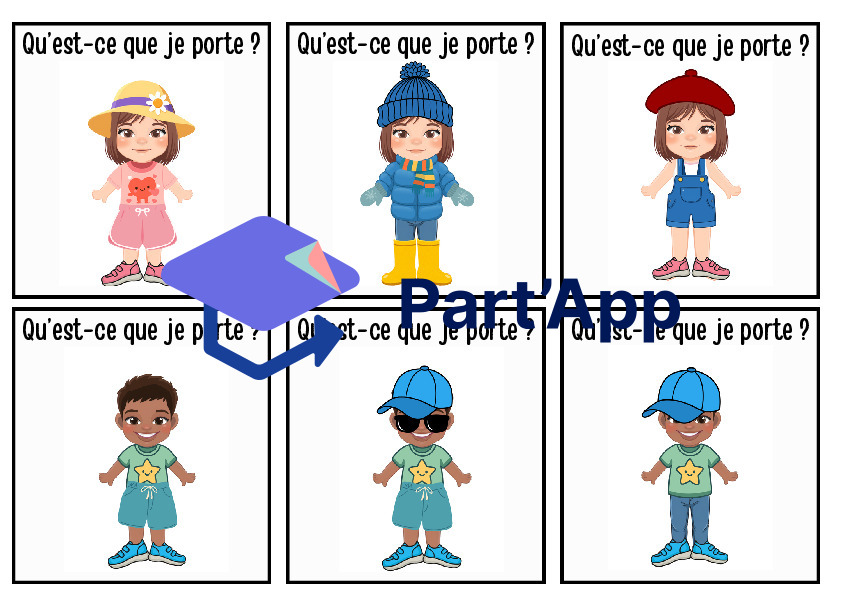 Jeu de Description & Habillage « Qu’est-ce que je porte ? » – Vocabulaire des Vêtements & Météo (1H-4H) – Atelier Binôme & Autonomie_11