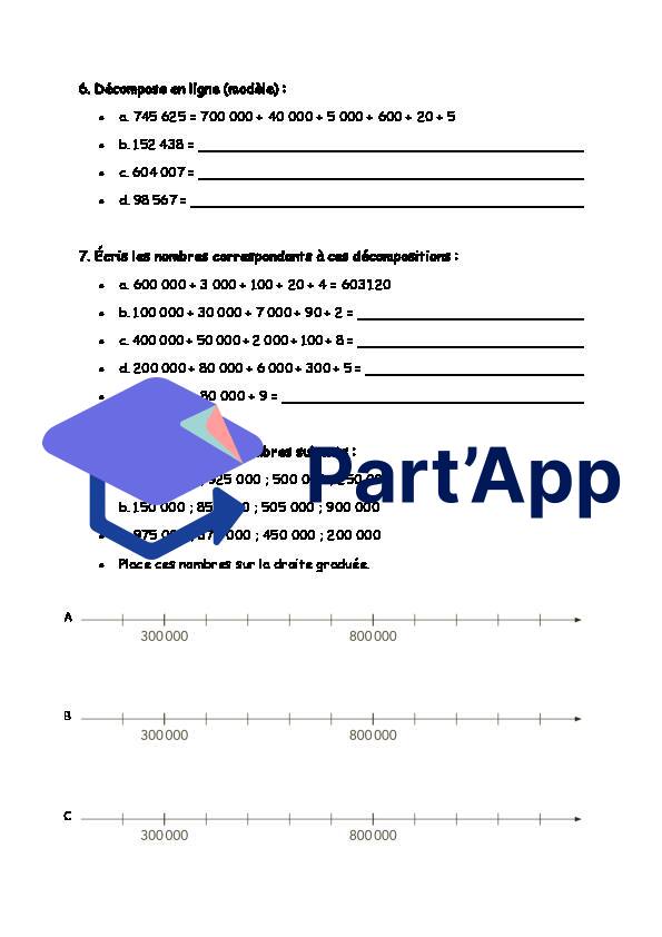 Exercices complémentaires - nombres naturels_4