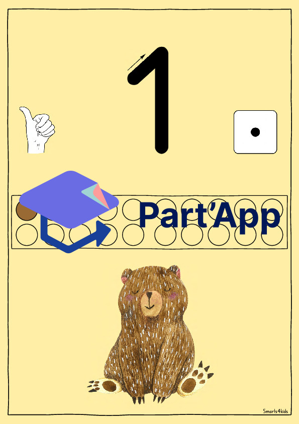 Cartes numériques Affichage des chiffres Poster des chiffres 0-10 pour la classe Animaux de la forêt_3