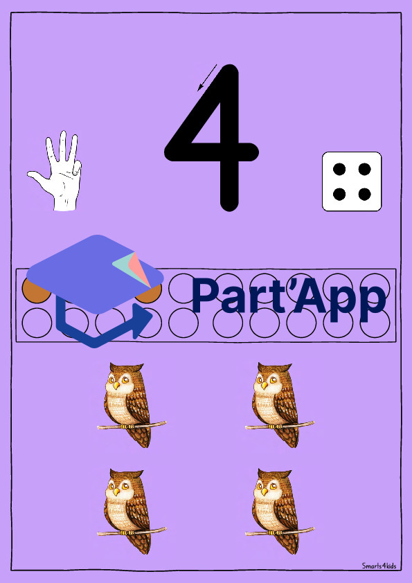 Cartes numériques Affichage des chiffres Poster des chiffres 0-10 pour la classe Animaux de la forêt_6