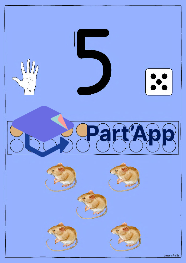Cartes numériques Affichage des chiffres Poster des chiffres 0-10 pour la classe Animaux de la forêt_7