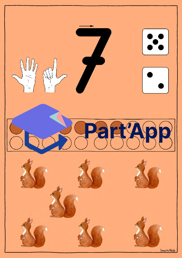 Cartes numériques Affichage des chiffres Poster des chiffres 0-10 pour la classe Animaux de la forêt_9