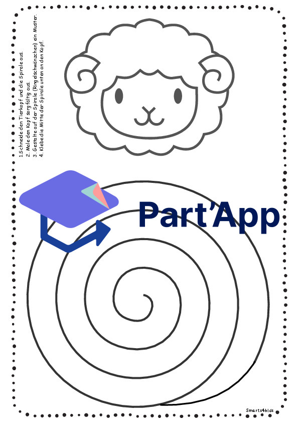 ✂️ Animaux de la ferme – Exercice de découpage en spirale_76