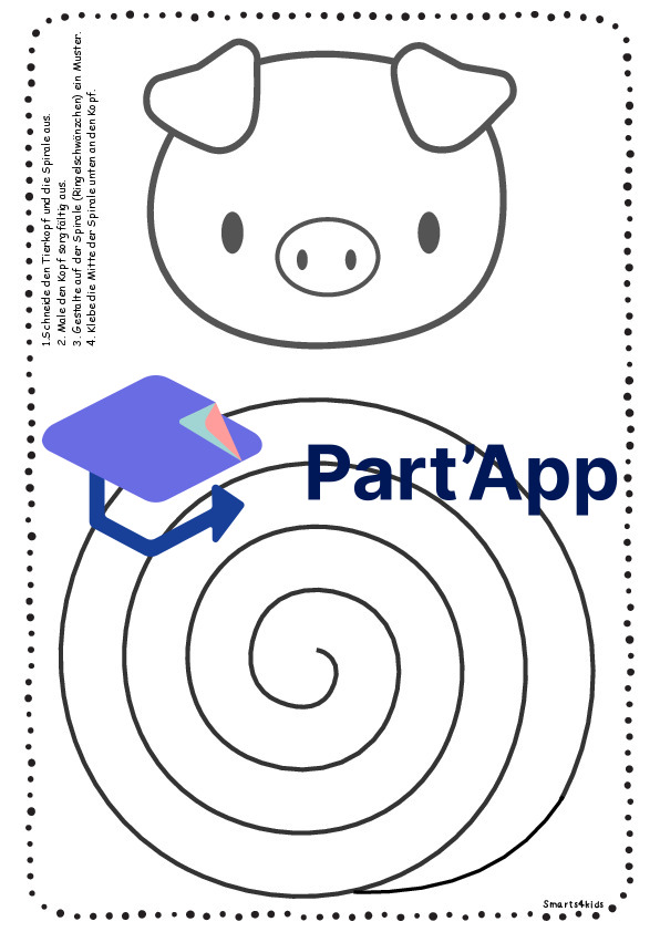✂️ Animaux de la ferme – Exercice de découpage en spirale_78