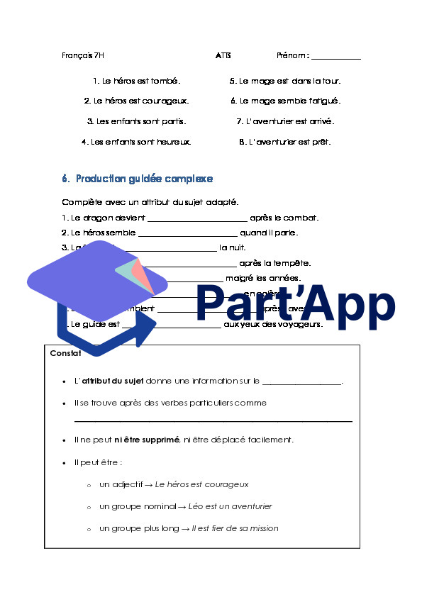 Attribut du sujet 7H_5