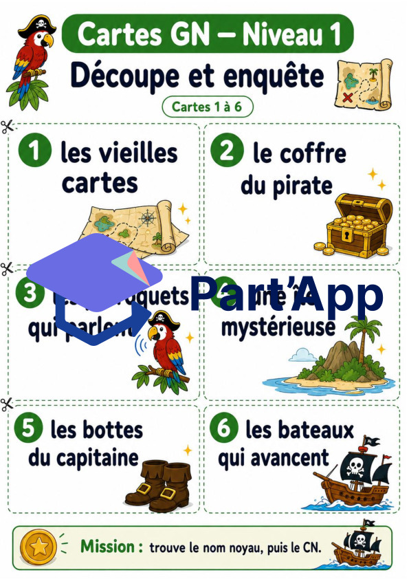 Enquête grammaticale 7H - Module 2 - trésor du nom noyau_7