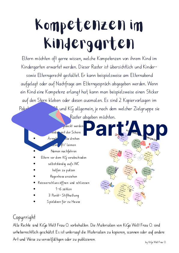Kompetenzraster Kindergarten kindgerecht_2