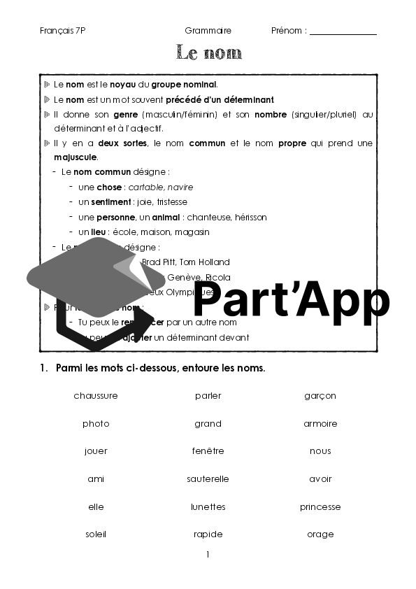 Les classes grammaticales_2