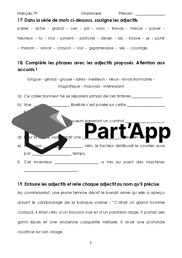 Les classes grammaticales_10