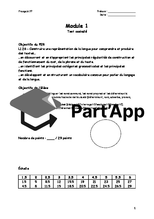 Français 7P - TA module 1_2