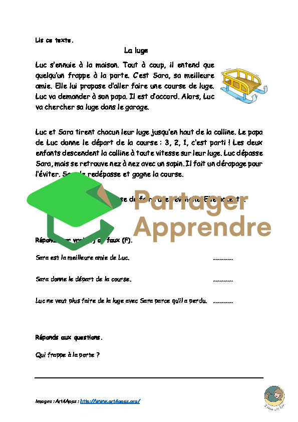 Français 4H - Rallye de lecture : 7 textes entre 100 et 140 mots_7