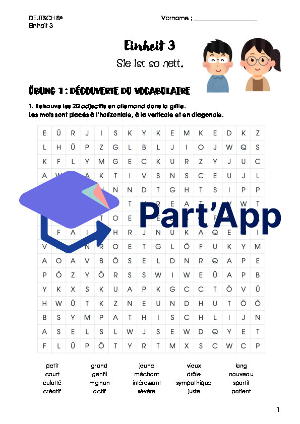 Allemand 8e - Einheit 3 - Dossier d'exercices_2