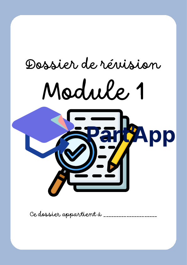 Dossier de révision module 1 français 8P_2