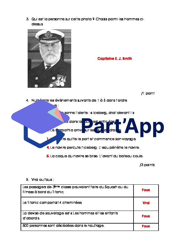 RMS TITANIC_Évaluation d'histoire_16