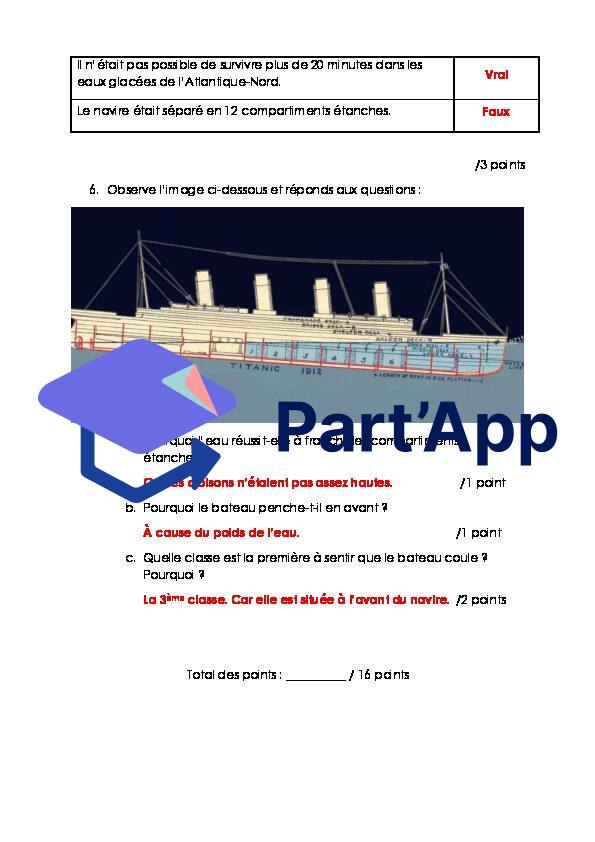 RMS TITANIC_Évaluation d'histoire_17