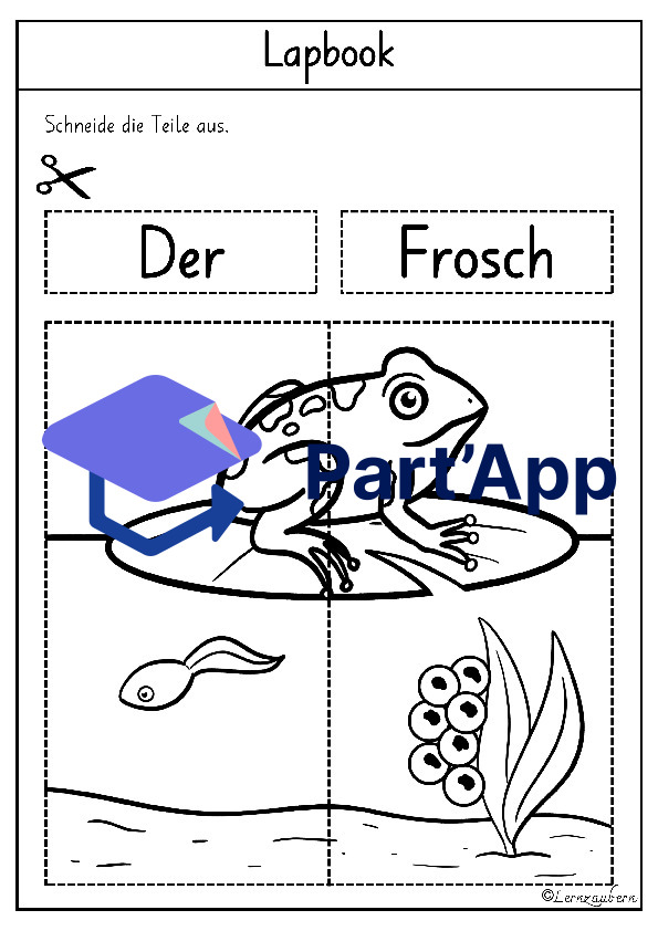Lapbook für den Kindergarten: Der Frosch_10