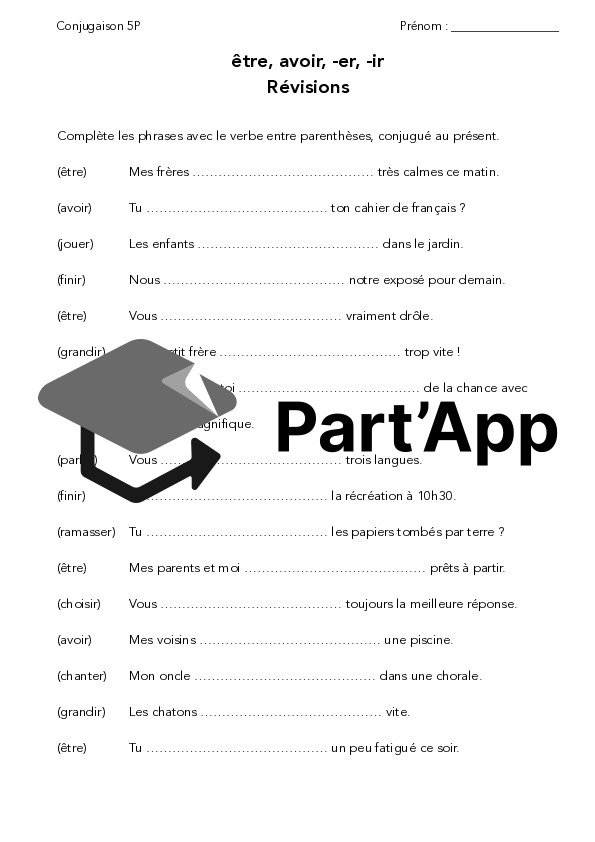 dossier de conjugaison présent 5H_19