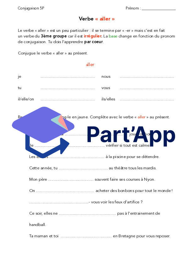 dossier de conjugaison présent 5H_21