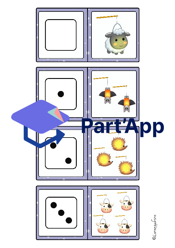 Domino: Unterschiedliche Mengendarstellungen (Laternen)_37