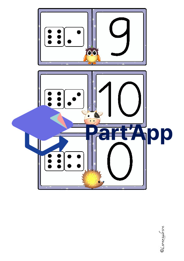 Domino: Unterschiedliche Mengendarstellungen (Laternen)_42
