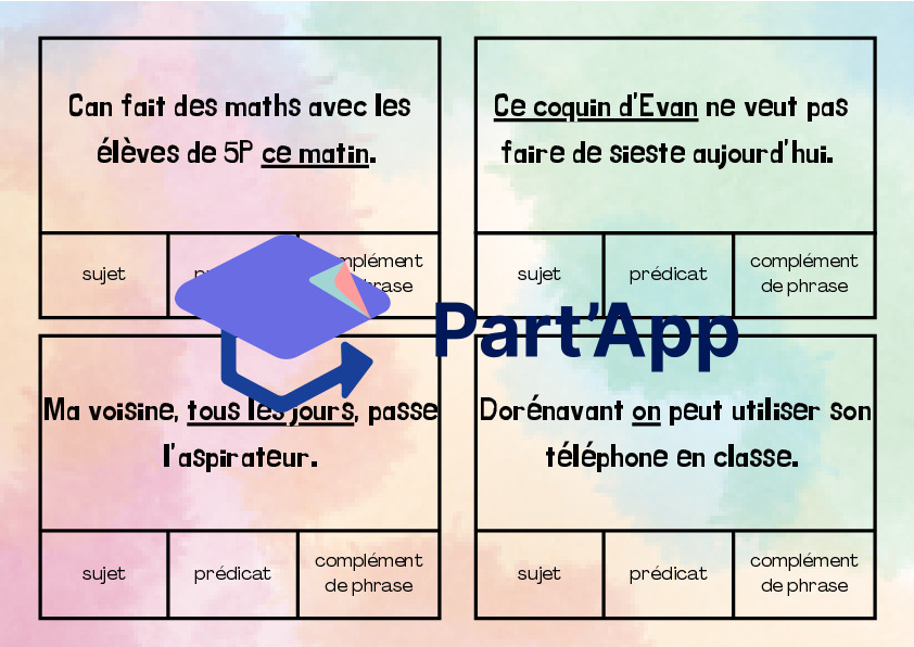 Carte à pince - les groupes de la phrase_3