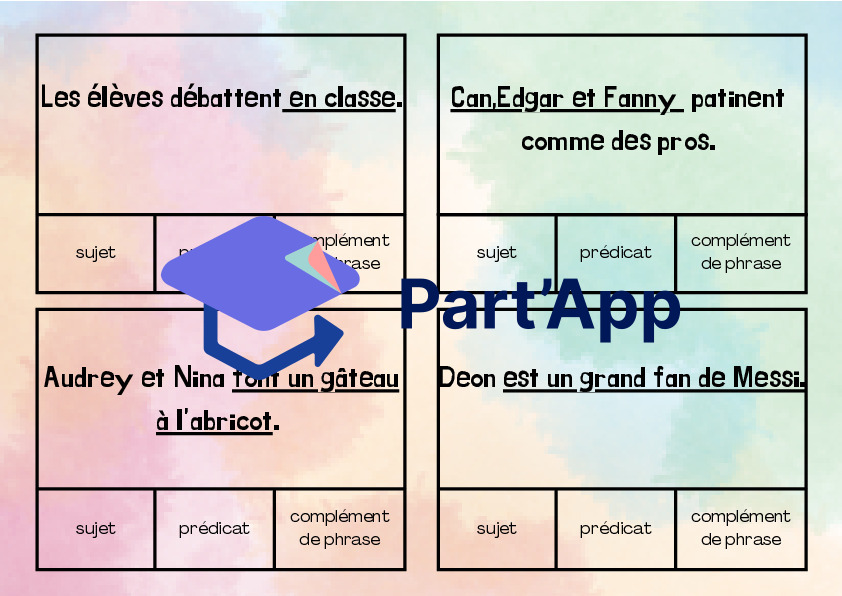 Carte à pince - les groupes de la phrase_4