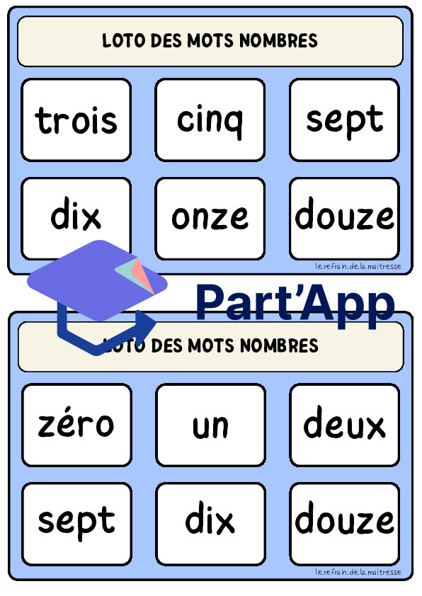 Atelier : lire les "mots" nombres (loto)_2