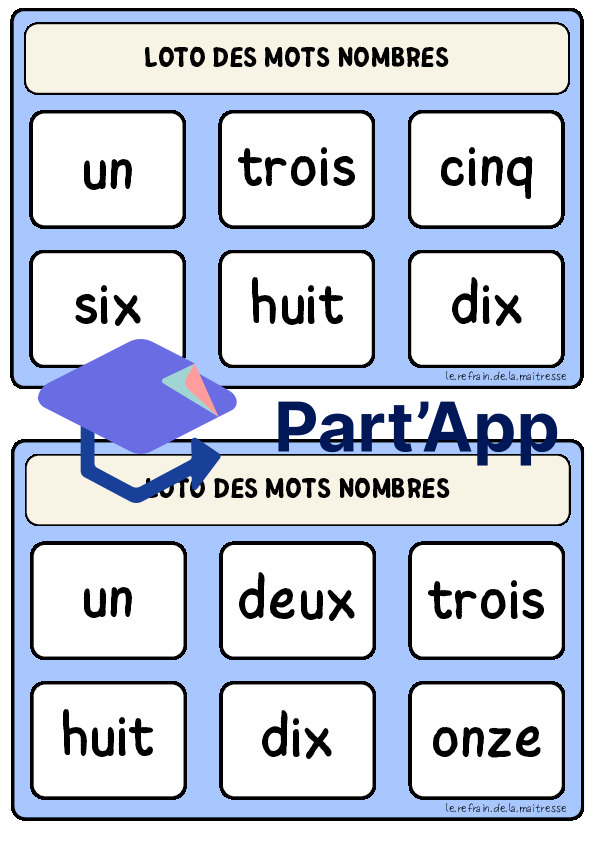 Atelier : lire les "mots" nombres (loto)_3