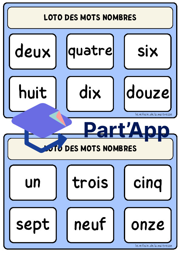 Atelier : lire les "mots" nombres (loto)_11