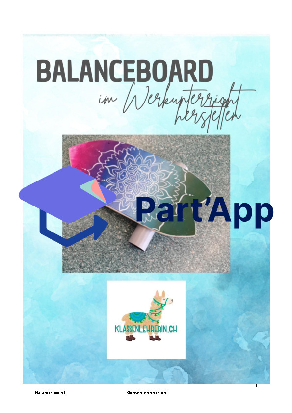 Balanceboard im Werkunterricht herstellen_2