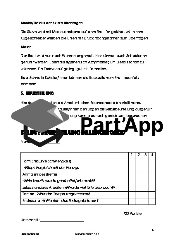 Balanceboard im Werkunterricht herstellen_7