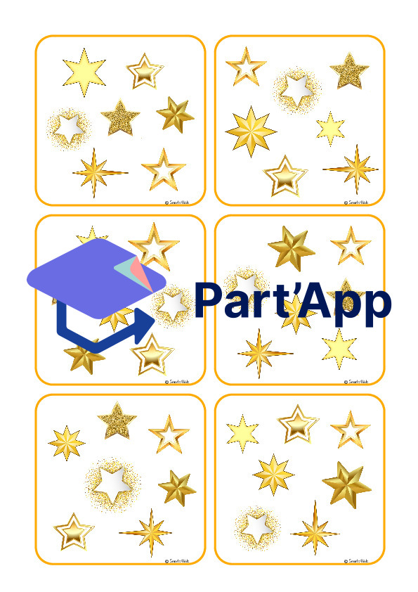 Jeu étoile ⭐ce qui manque⭐Jeu de l'Avent Noël Concentration_4