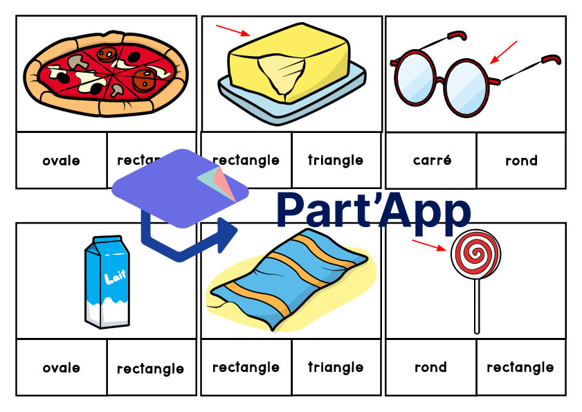Formes géométriques au quotidien - Cartes à pince_3