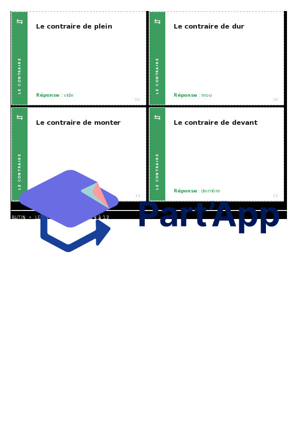 Butin 1-2H : 48 cartes pour enrichir son vocabulaire_15