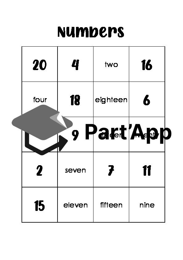 Fiches / Atelires nombres en anglais_3