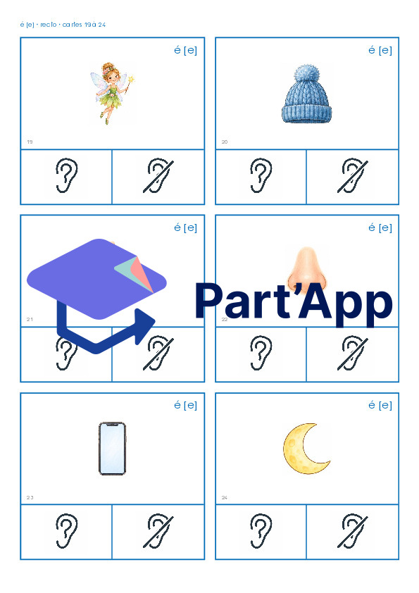 Cartes à pinces son é [e] (temps 1 - 3P)_9