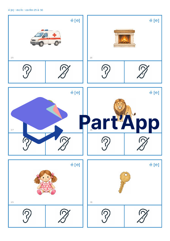 Cartes à pinces son é [e] (temps 1 - 3P)_11