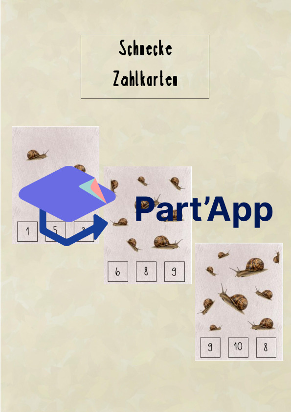 Cartes de comptage « Escargot »_2