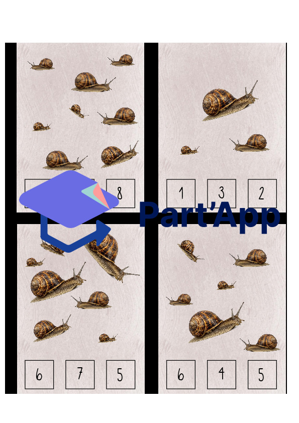 Cartes de comptage « Escargot »_5