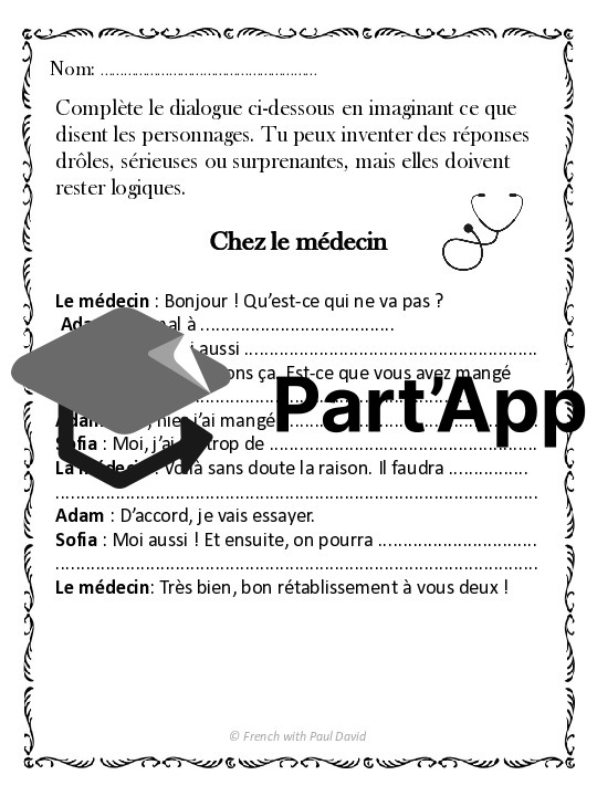 10 dialogues à compléter_10