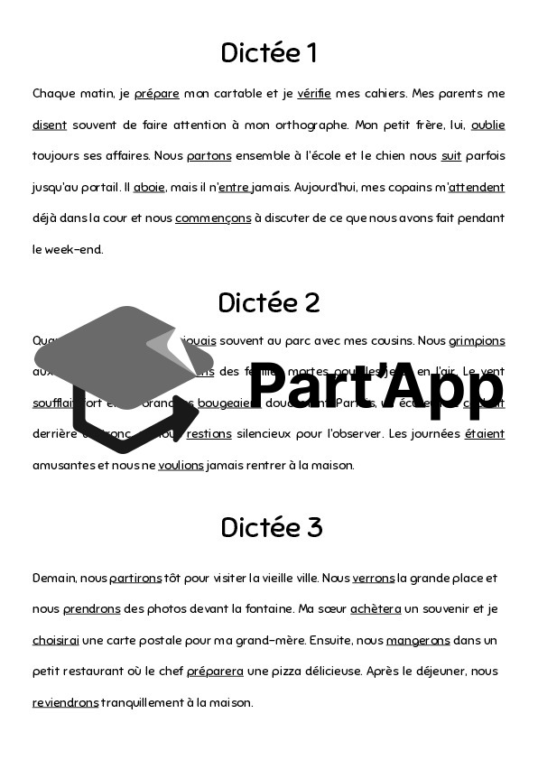 6 dictées + fiches d'exercices_2