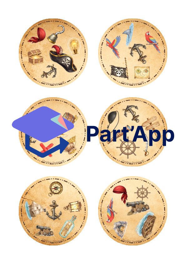 Piraten - Dobble - Finde den Zwilling_4