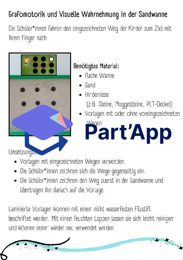 Grafomotorik und visuelle Wahrnehmung in der Sandwanne (Fussball)_2