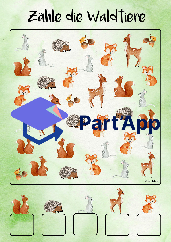 🌲 Compter les animaux de la forêt ZR 4-10_2