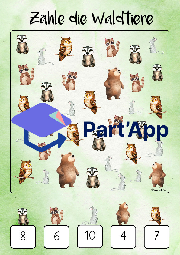 🌲 Compter les animaux de la forêt ZR 4-10_5