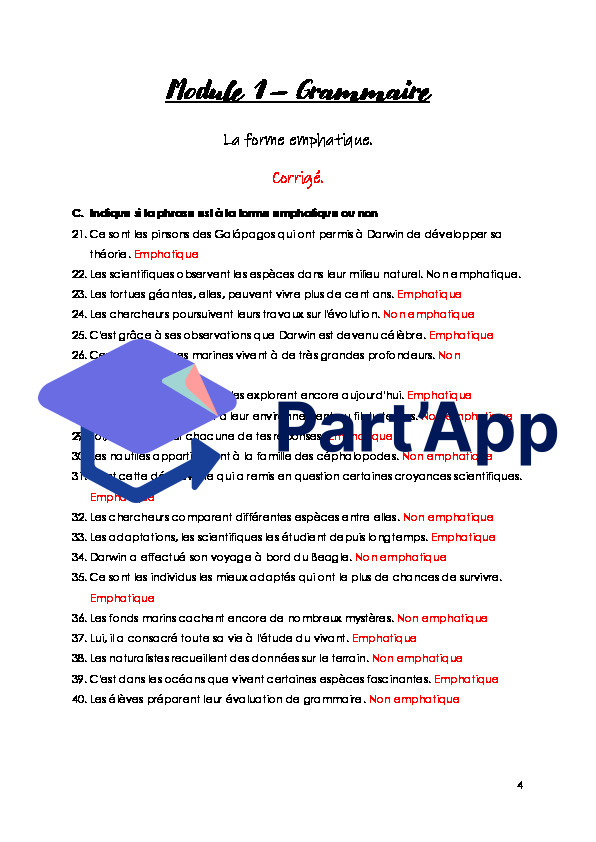 FRA - Module 1 - Grammaire - La forme emphatique_5