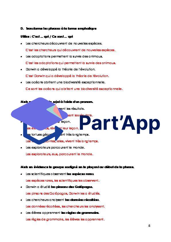 FRA - Module 1 - Grammaire - La forme emphatique_6