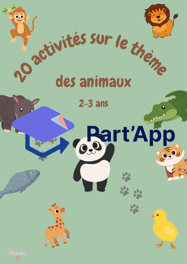 20 activités - les animaux 2-3 ans_2