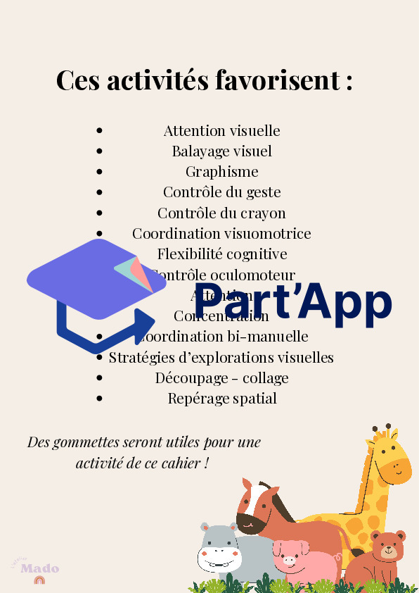 20 activités - les animaux 2-3 ans_3