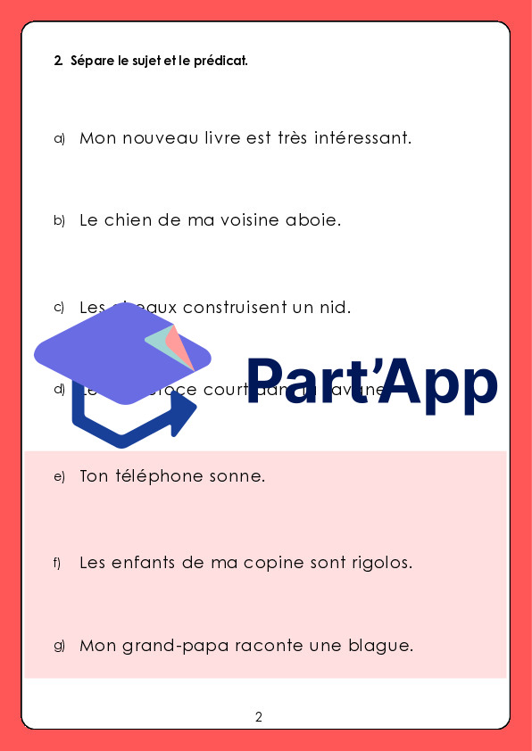 module 4 (5P) - le prédicat et le complément de verbe_8
